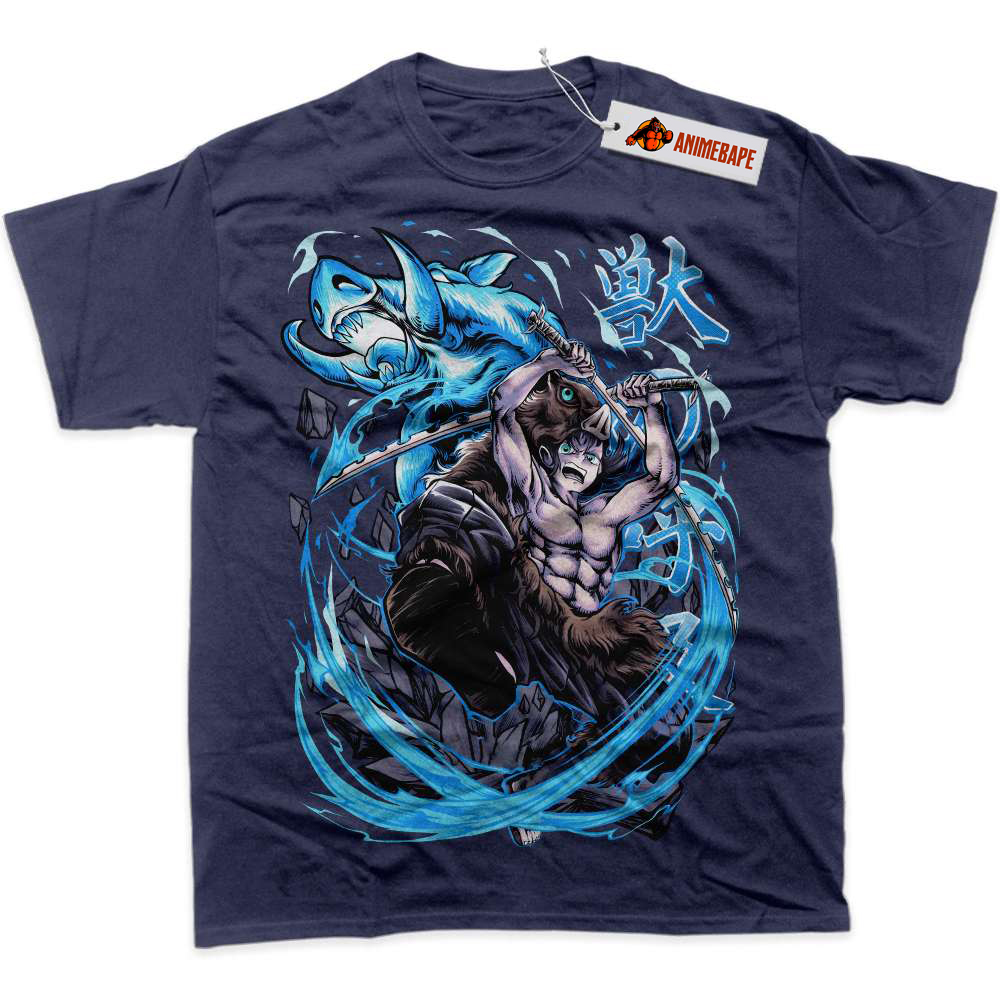 Demon Slayer Inosuke Hashibira Graphic Tee Anime Shirt 122