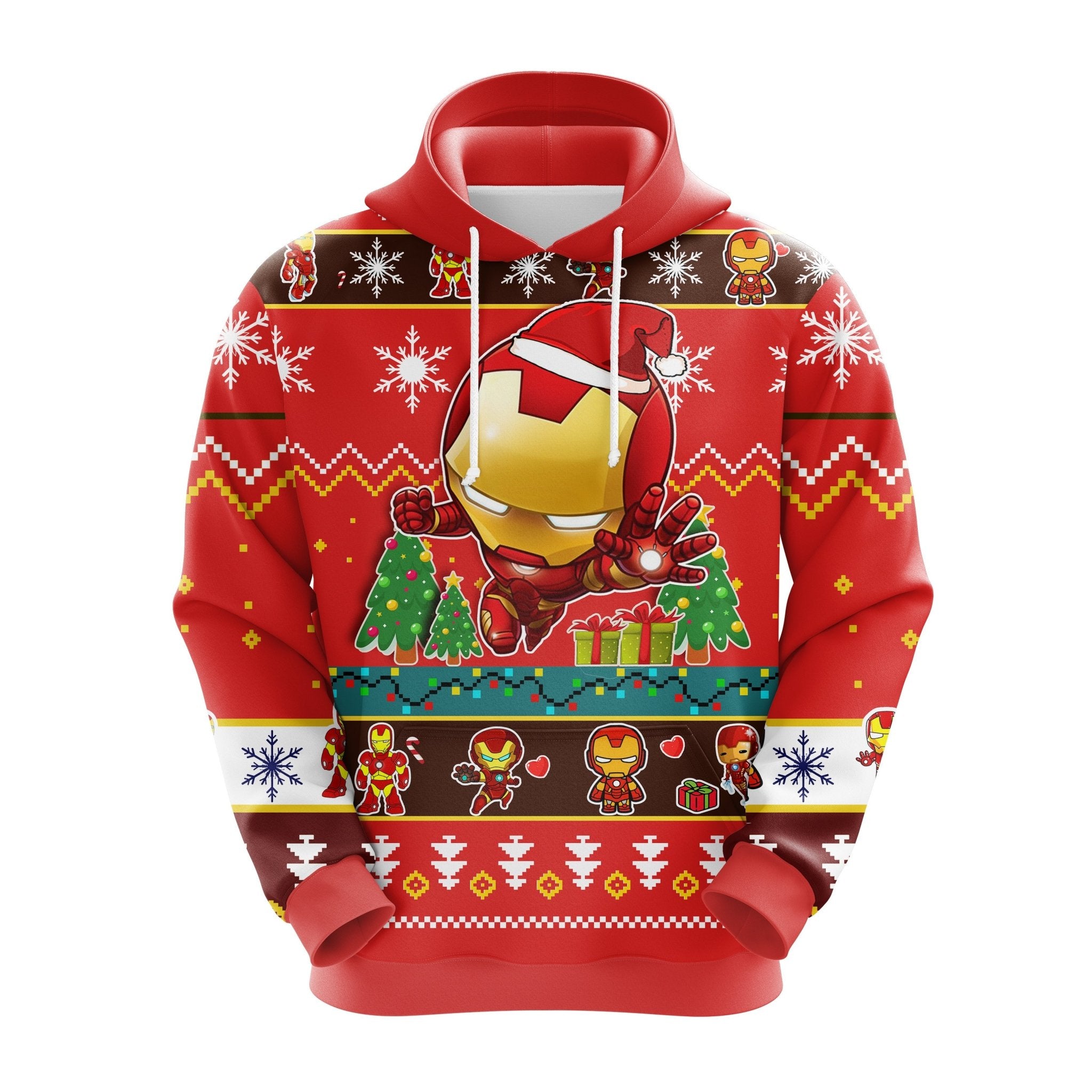 Iron Man Christmas Hoodie Cute Noel Mc Ugly Gift Idea for Thanksgiving