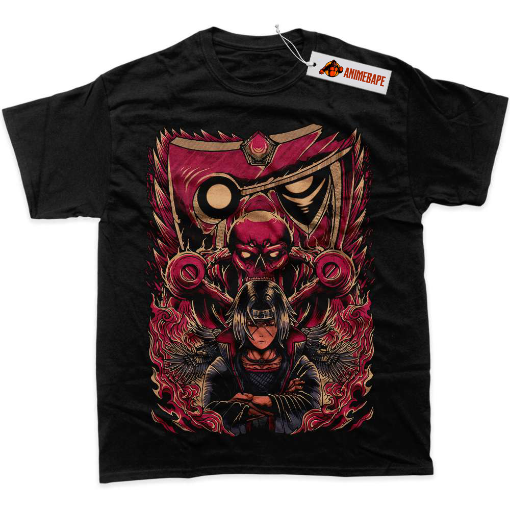 Itachi Uchiha Akatsuki Naruto Anime Graphic T-Shirt for Fans