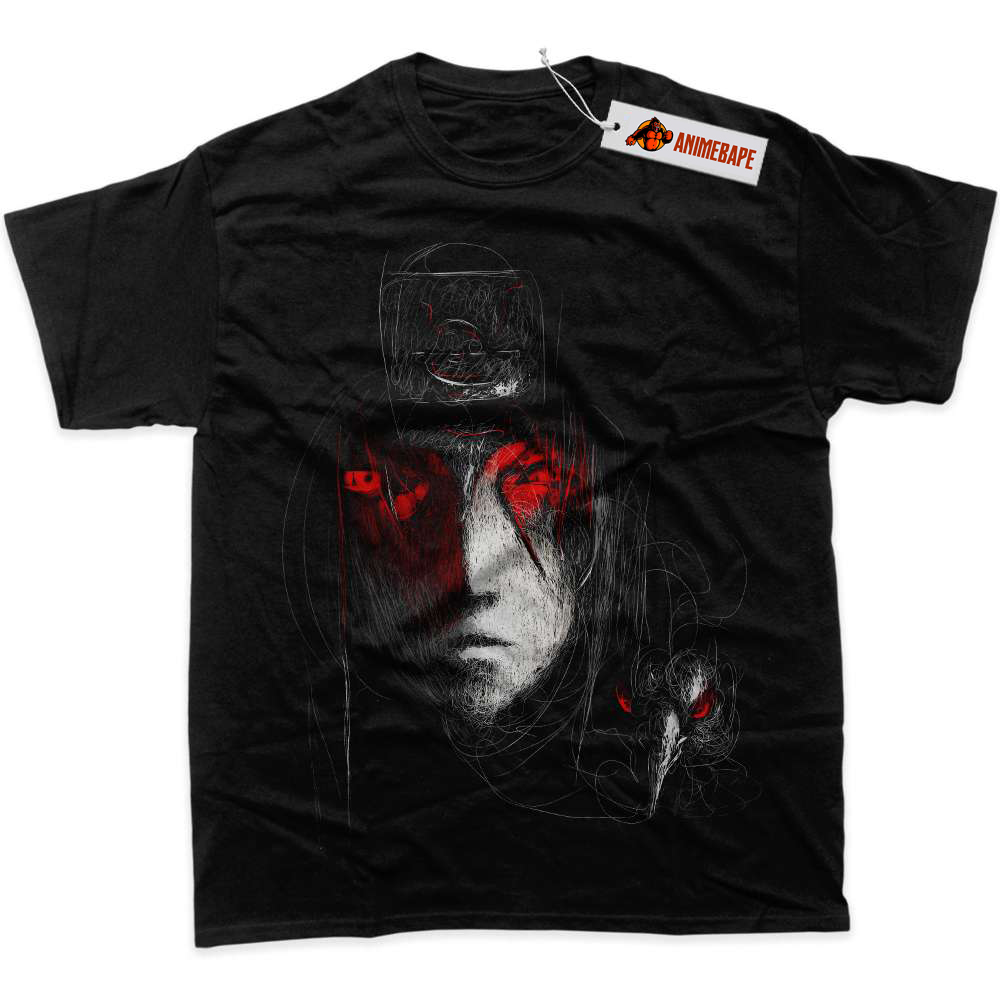 Itachi Uchiha Akatsuki Naruto Anime Graphic Tee Shirt