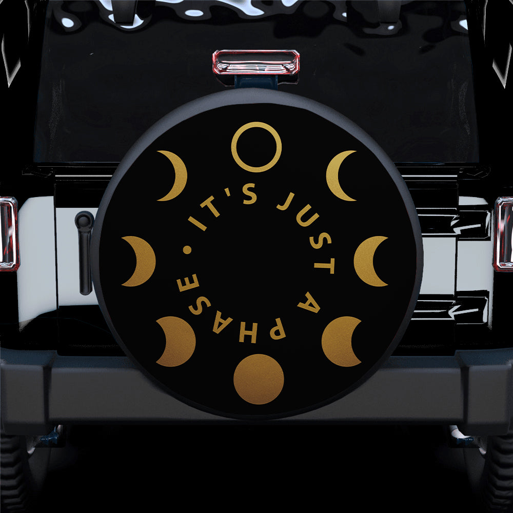 Jeep Car Spare Tire Cover Gift for Campers - Its Just a Phase