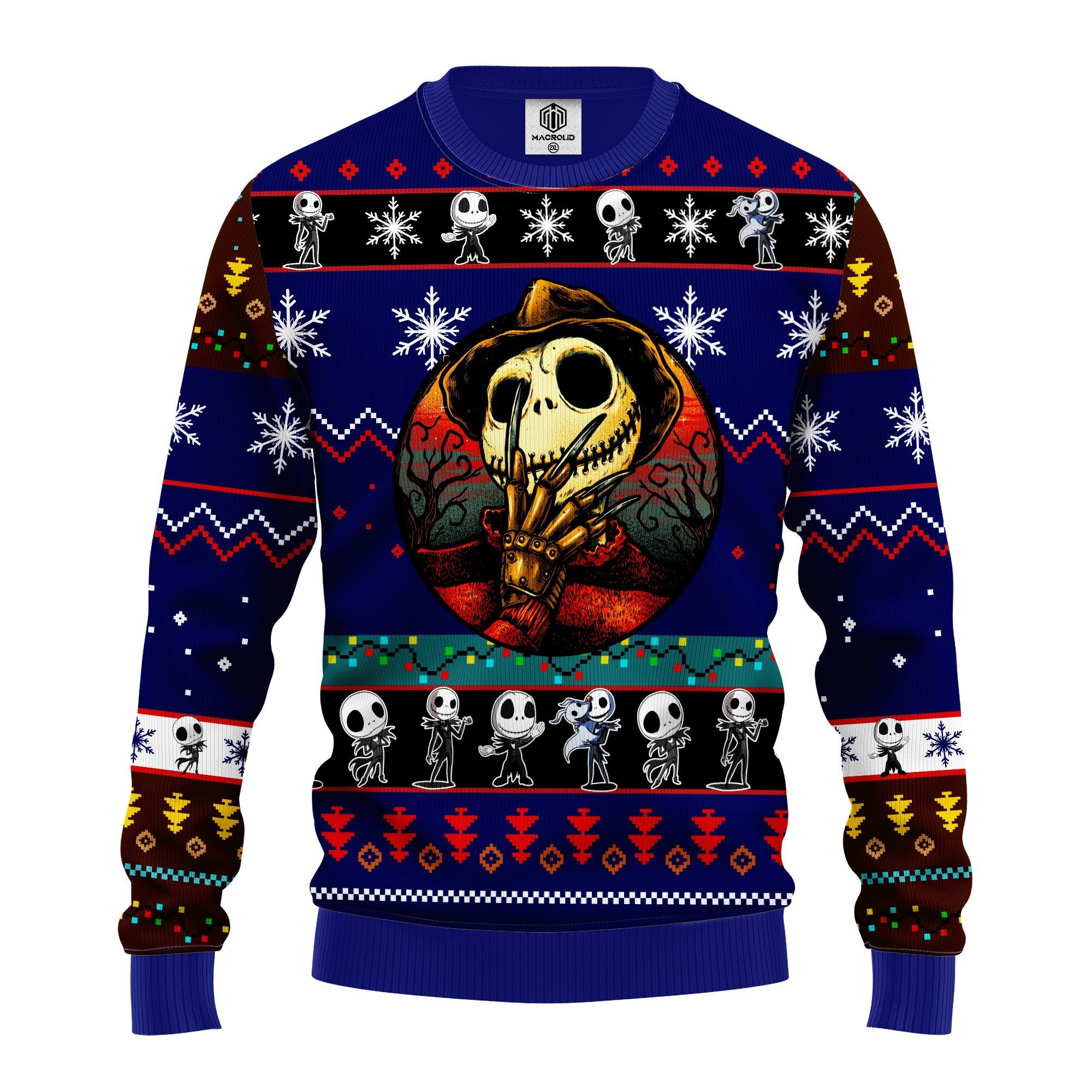 Jack Skellington Halloween Sweater for Christmas and Thanksgiving