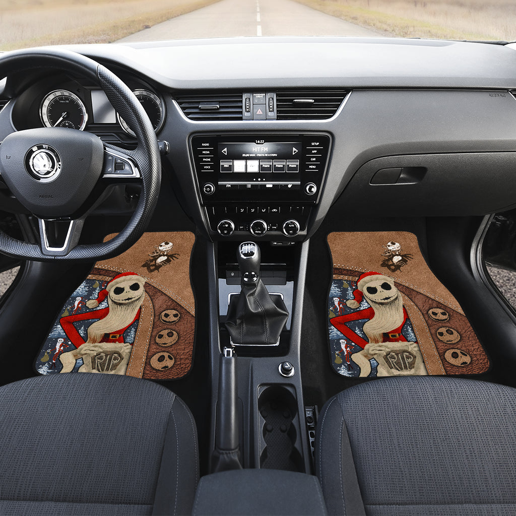 Jack Skellington Horror Car Floor Mats - Get In Sit Down Shut Up