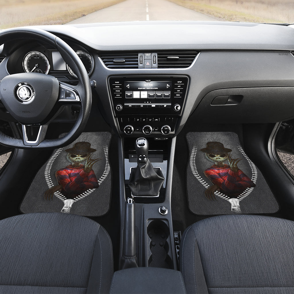 Jack Skellington Freddy Krueger Horror Car Floor Mats Accessories