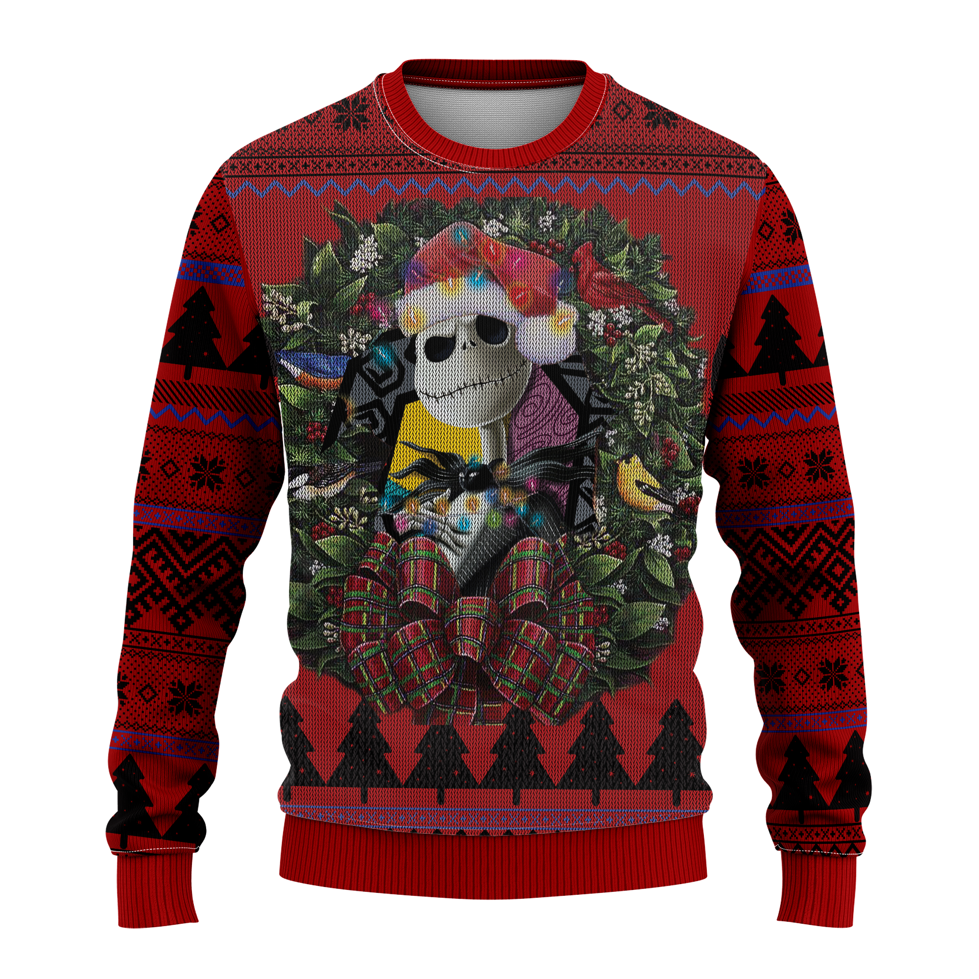 Jack Skellington Nightmare Before Christmas Ugly Christmas Sweater