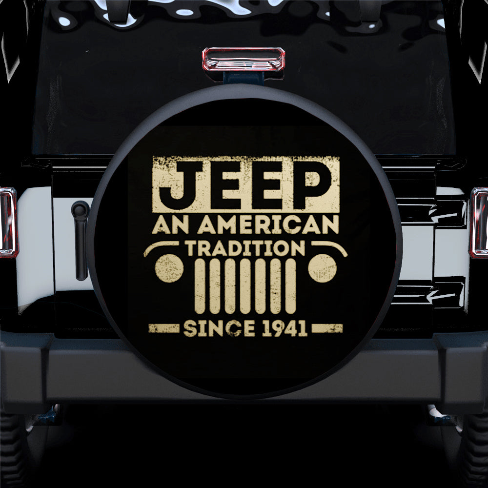 Jeep American Tradition Spare Tire Covers Gift for Campers
