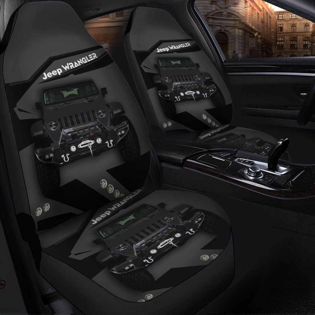 Jeep Black Custom Car Seat Covers - Premium Decor Protectors