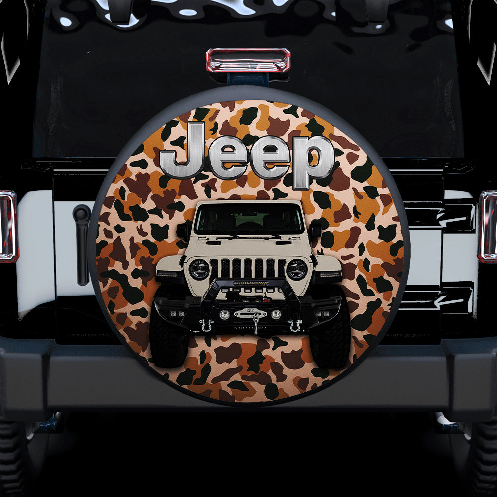Jeep Desert Camouflage Spare Tire Covers for Campers and Adventurers