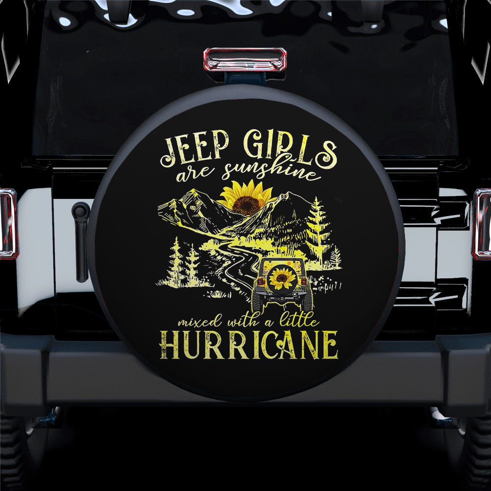 Jeep Girls Sunshine Spare Tire Covers - Great Gift for Campers