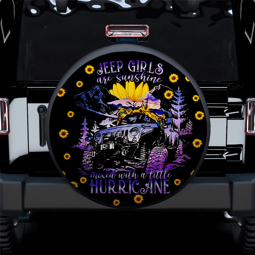 Jeep Girls Sunshine Spare Tire Cover Gift for Campers 7657135014043