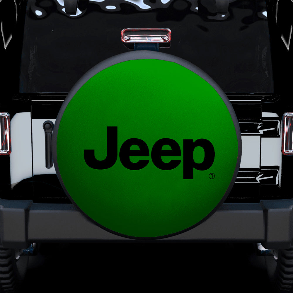 Jeep Spare Tire Covers for Campers - Green Gift Accessory