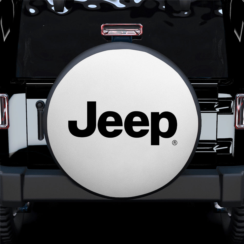 Jeep Spare Tire Covers for Campers - White Car Accessories
