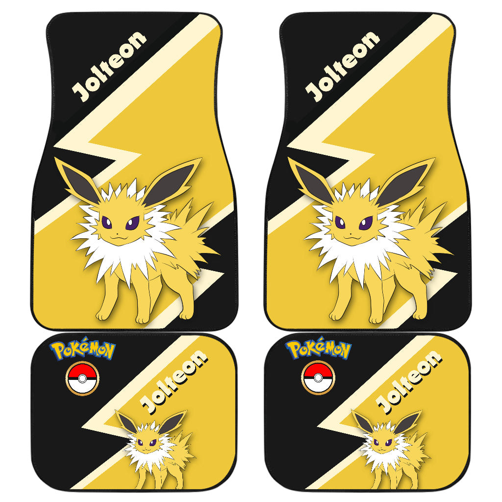 Jolteon Pokemon Car Accessories - Floor Mats for Vehicles