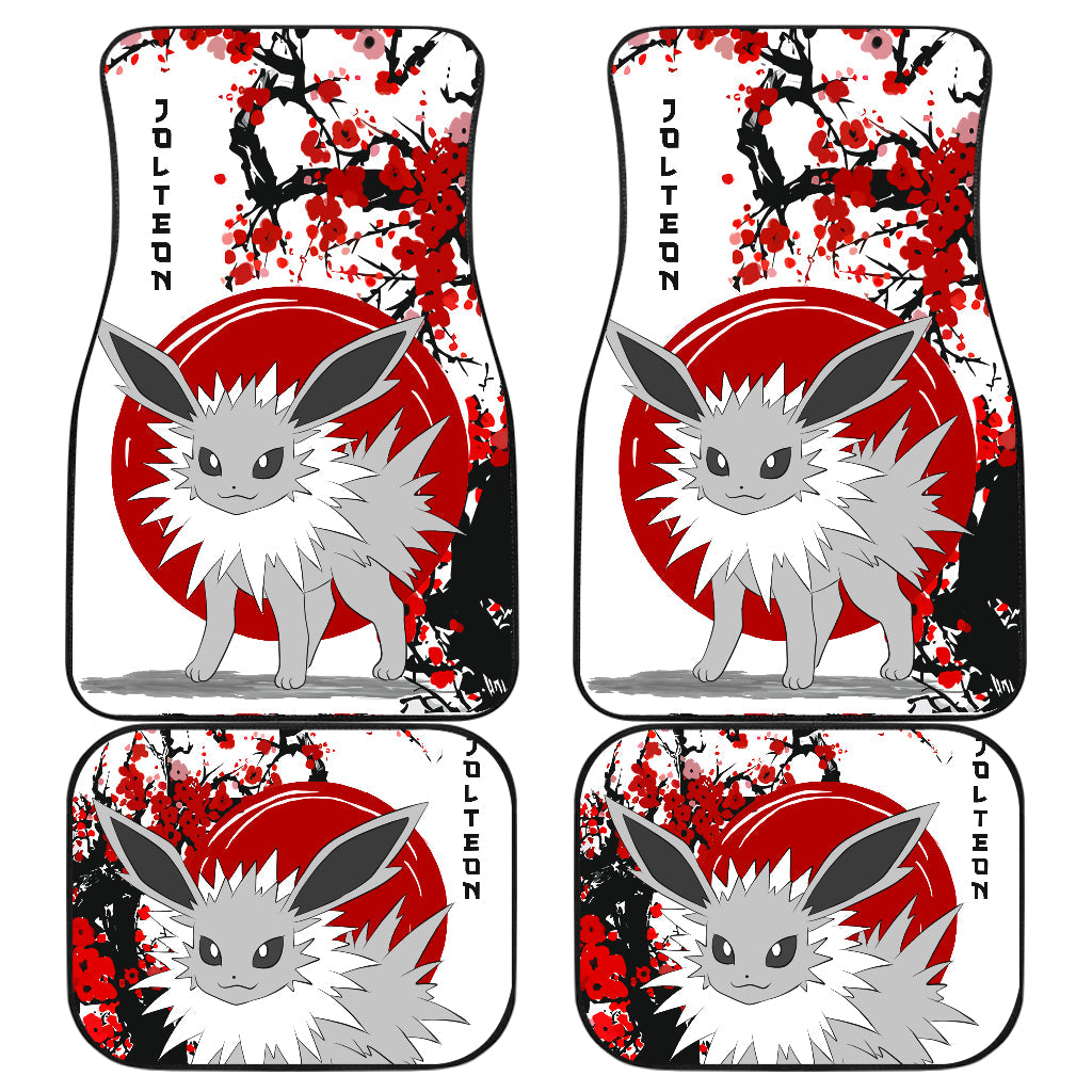 Jolteon Pokemon Car Floor Mats Japan Style for Vehicle Interior