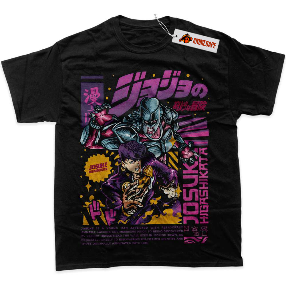 Josuke Higashikata JoJos Bizarre Adventure Graphic Tee, Anime Shirt