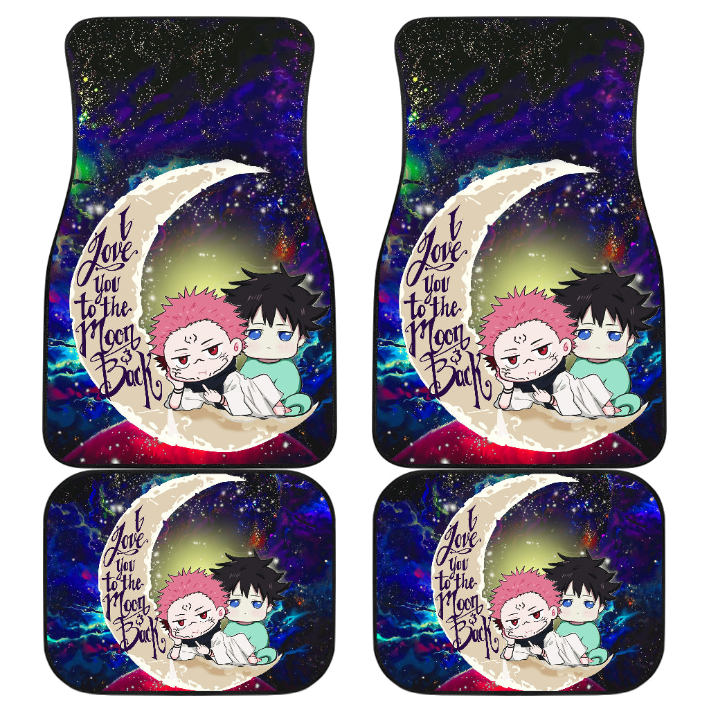 Gojo Sukuna Jujutsu Kaisen Love You To The Moon Galaxy Car Mats