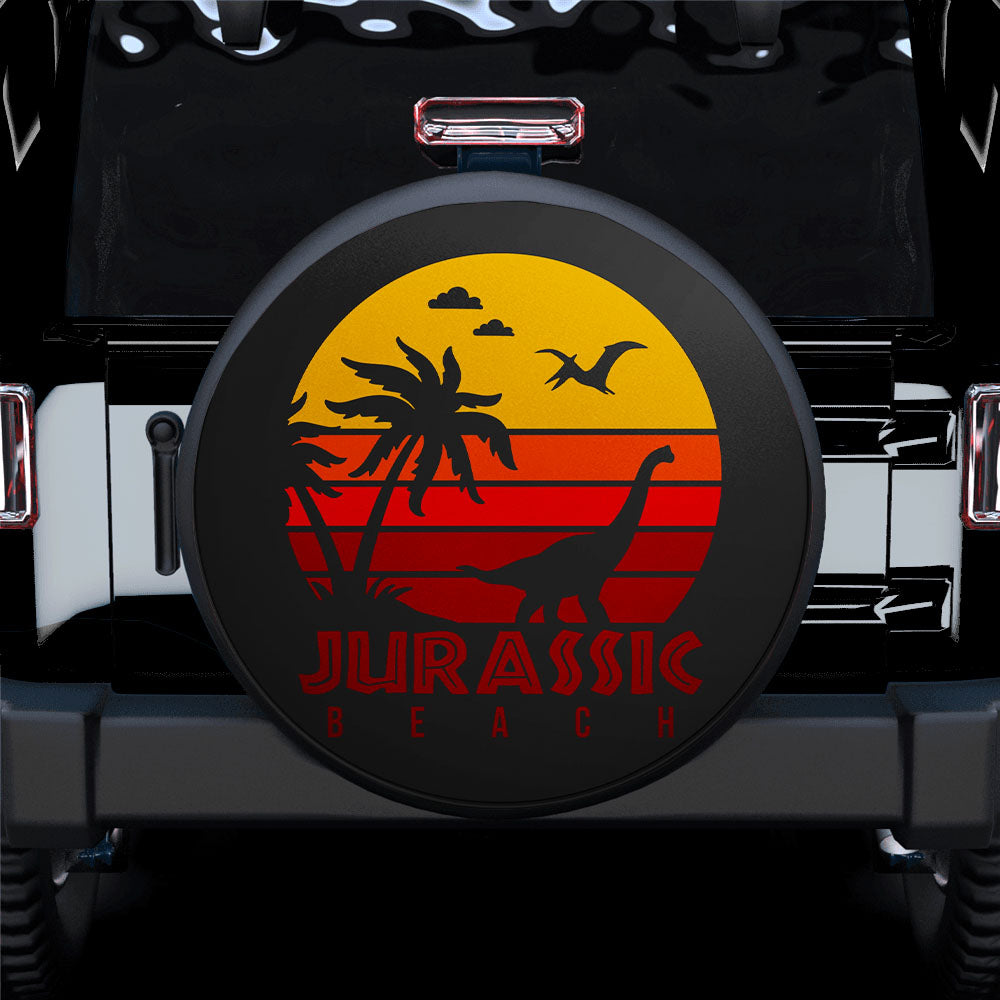 Jurassic Beach Jeep Spare Tire Covers for Campers Gift