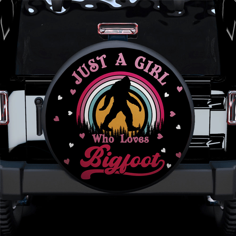 Bigfoot Lover Gift for Campers - Jeep Car Spare Tire Covers