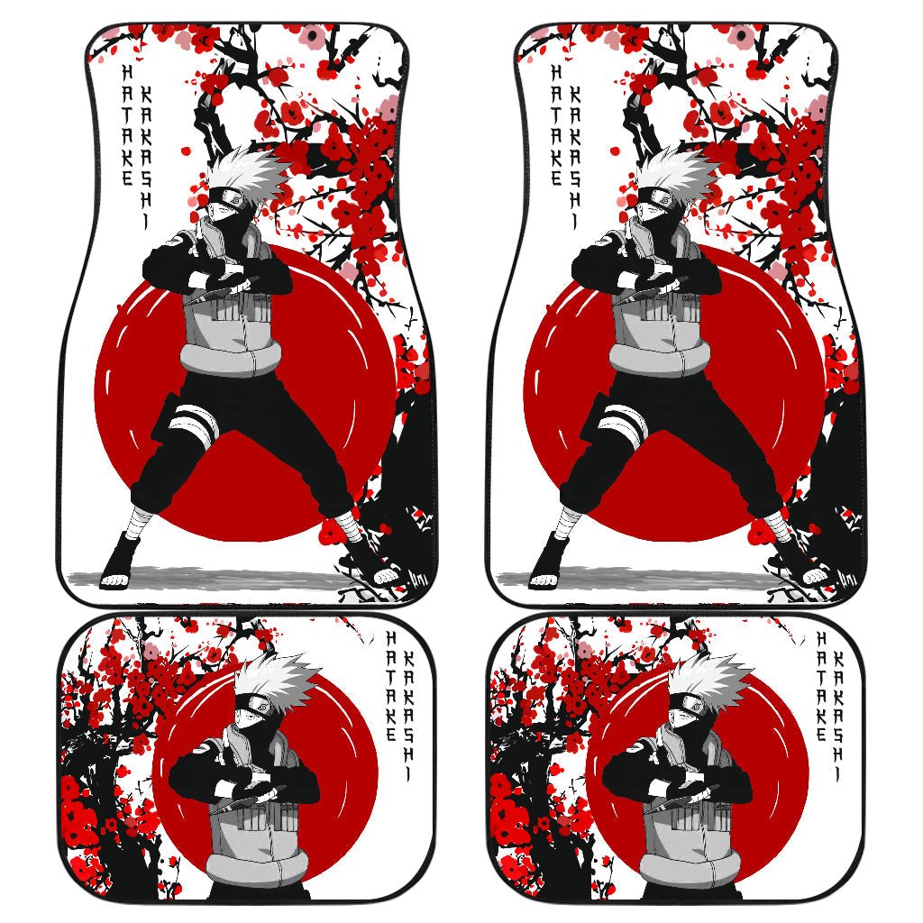 Kakashi Demon Slayer Car Mats - Japan Style Floor Mats for Vehicles