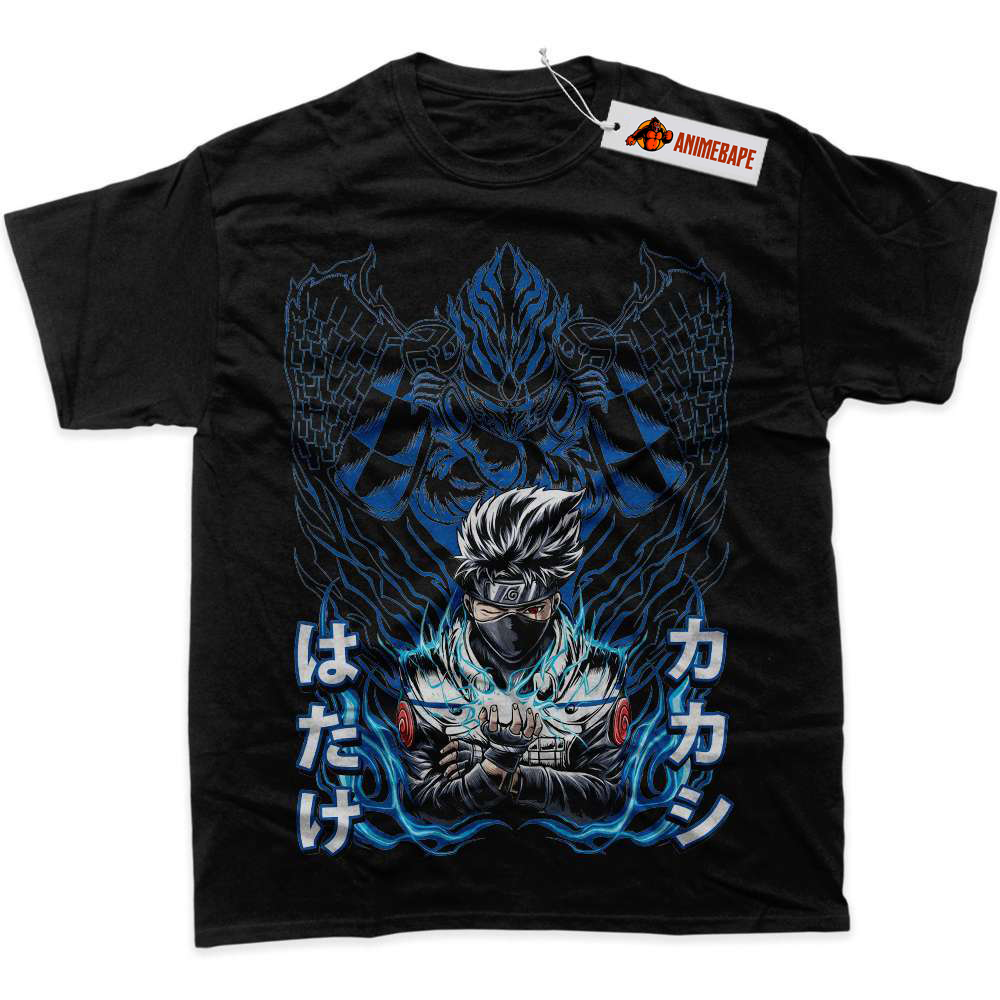 Kakashi Hatake Naruto Anime Graphic T-Shirt for Fans
