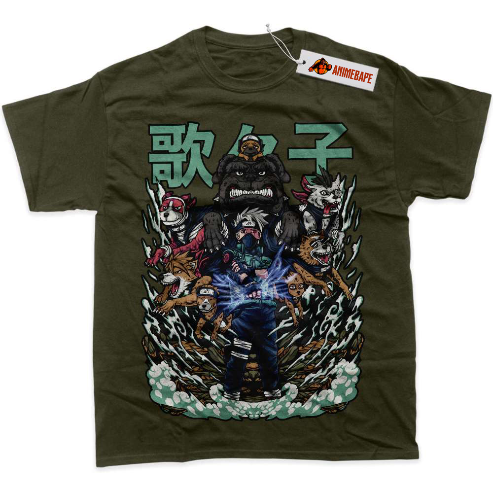 Kakashi Hatake Naruto Anime Graphic Tee Shirt for Fans