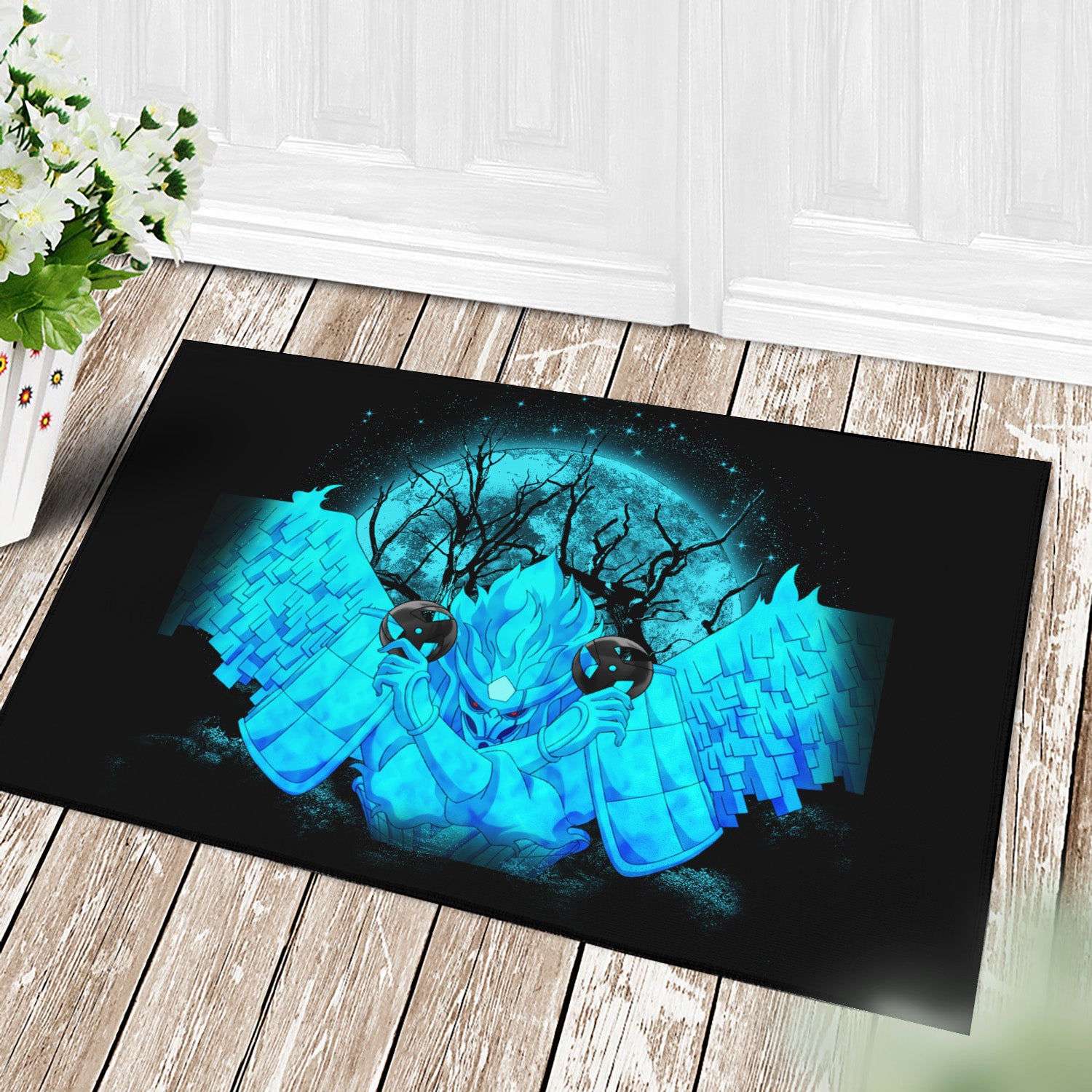 Kakashi Perfect Susano Doormat Moonlight Home Decor for Naruto Fans