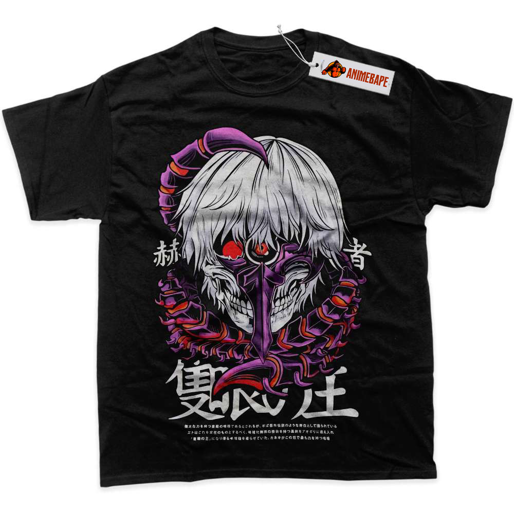 Tokyo Ghoul Ken Kaneki Graphic Tee, Anime Shirt for Fans