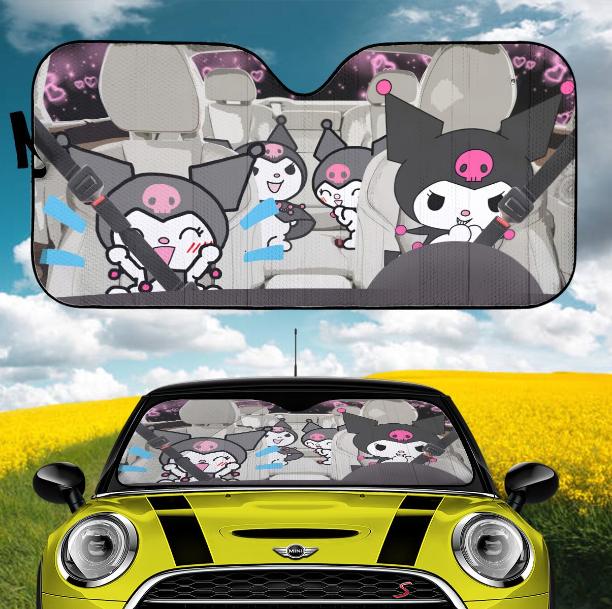 Kuromi Auto Sunshades for Car - Protect Your Interior 8218155319451