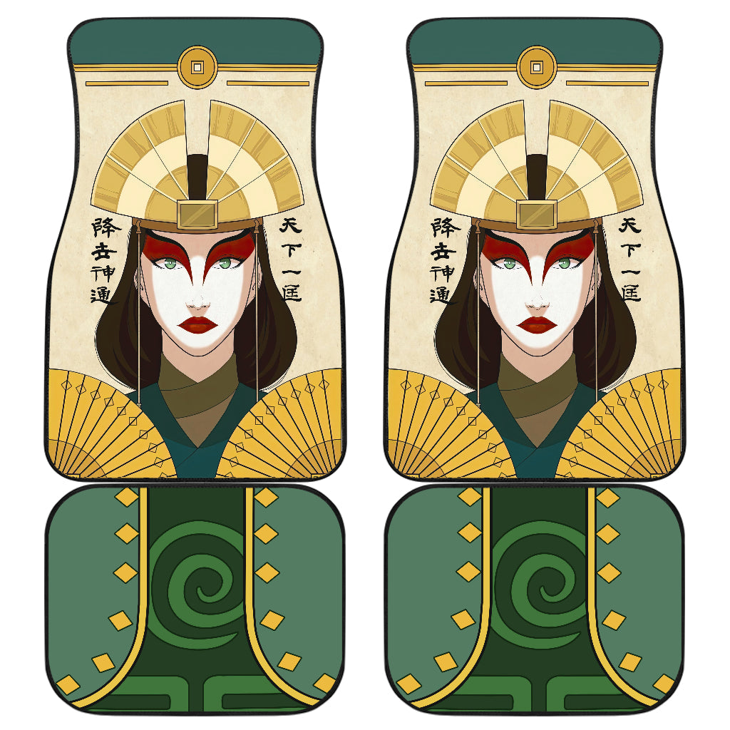 Kyoshi Last Airbender Car Floor Mats for Ultimate Vehicle Protection