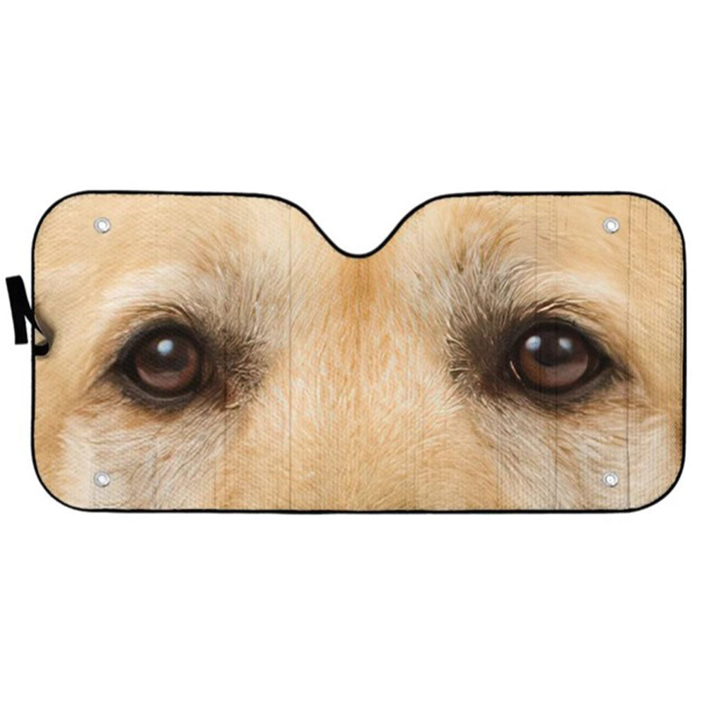 Custom Labrador Retriever Eyes Sun Shades for Car Windshield Decor