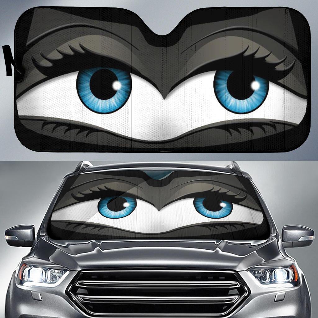 Lady Eyes Windshield Sun Shades Car Accessories Gift Decor