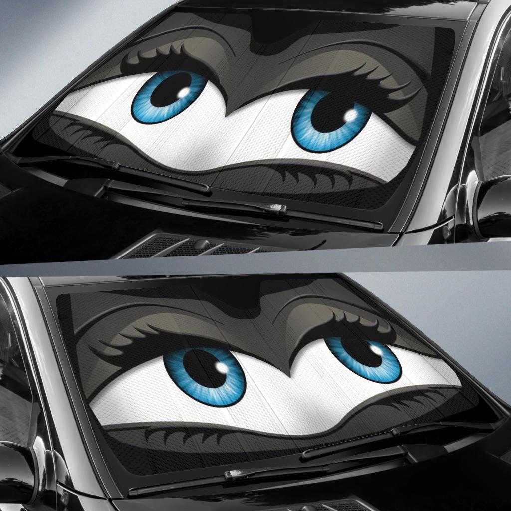 Lady Eyes Windshield Sun Shades Car Accessories Gift Decor