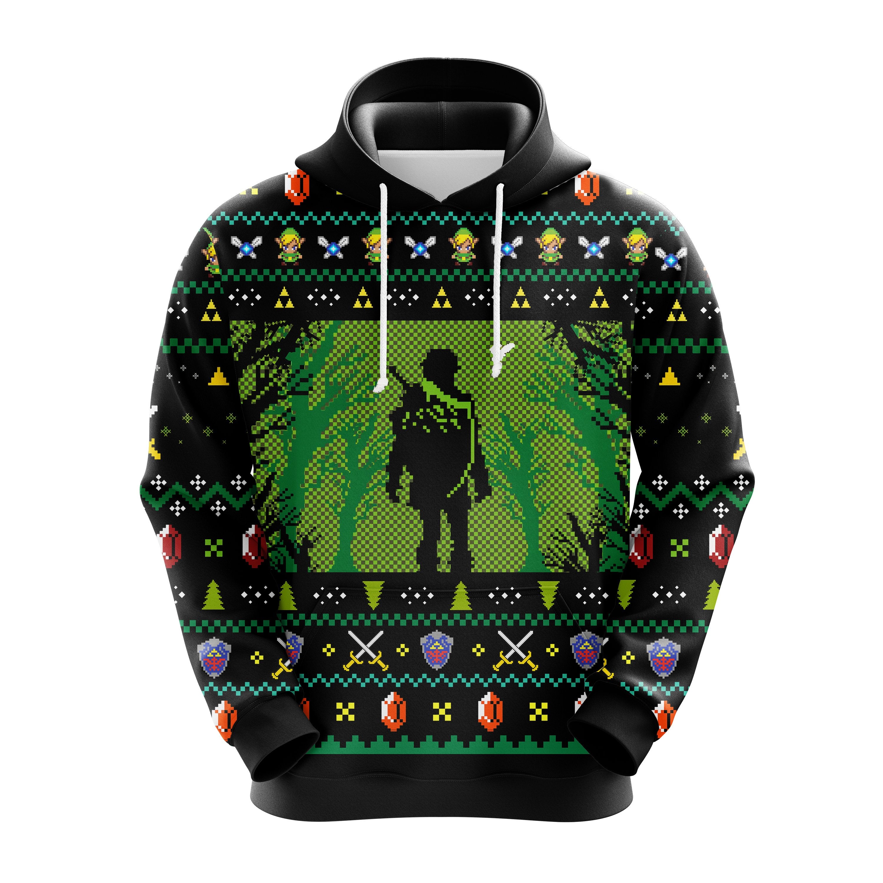 Legend of Zelda Christmas Hoodie | Cute Noel Ugly Sweater Gift