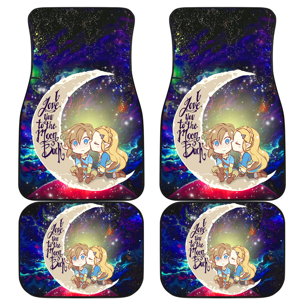 Legend of Zelda Chibi Love You To The Moon Galaxy Car Mats