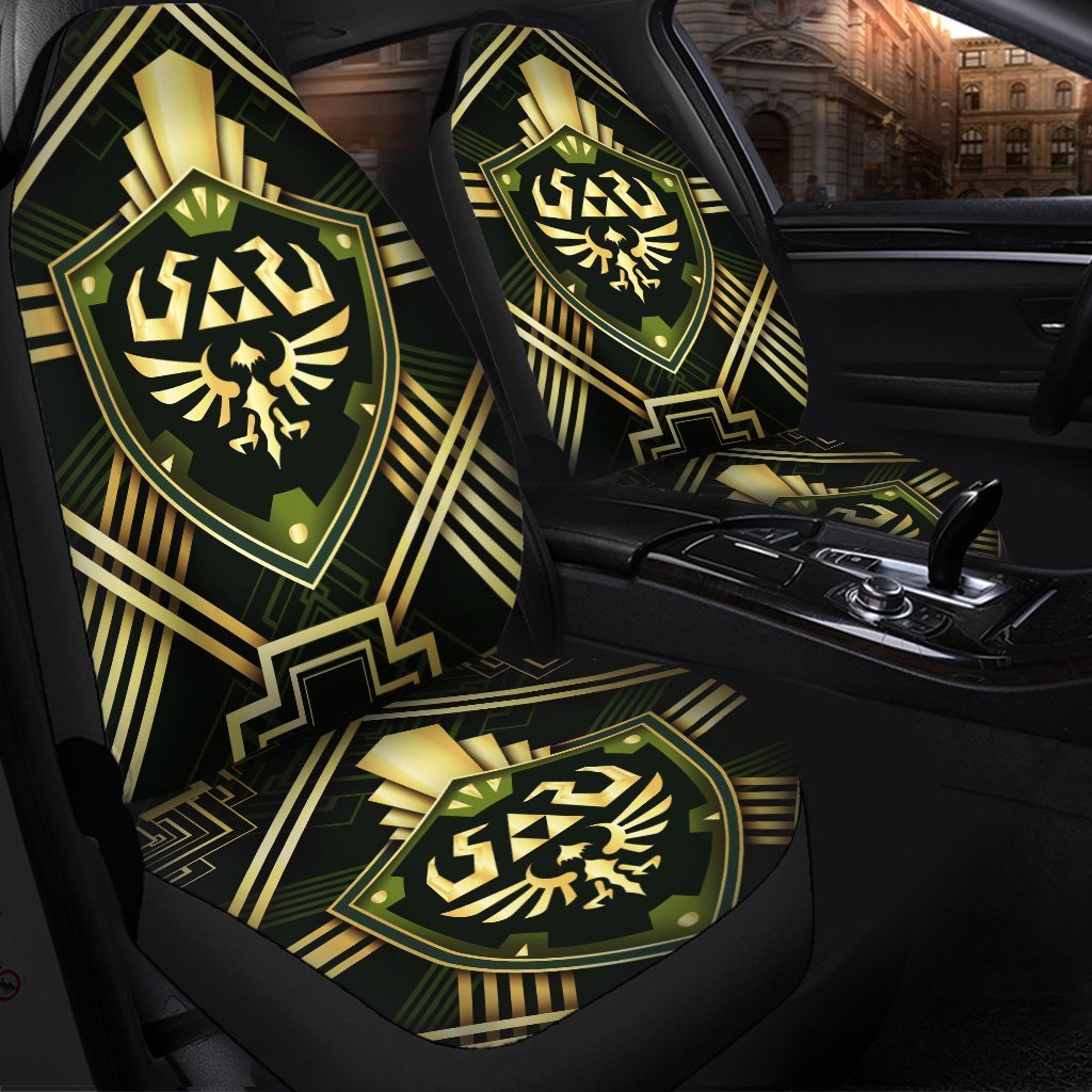 Legend of Zelda Shield Custom Car Seat Covers Decor Protector