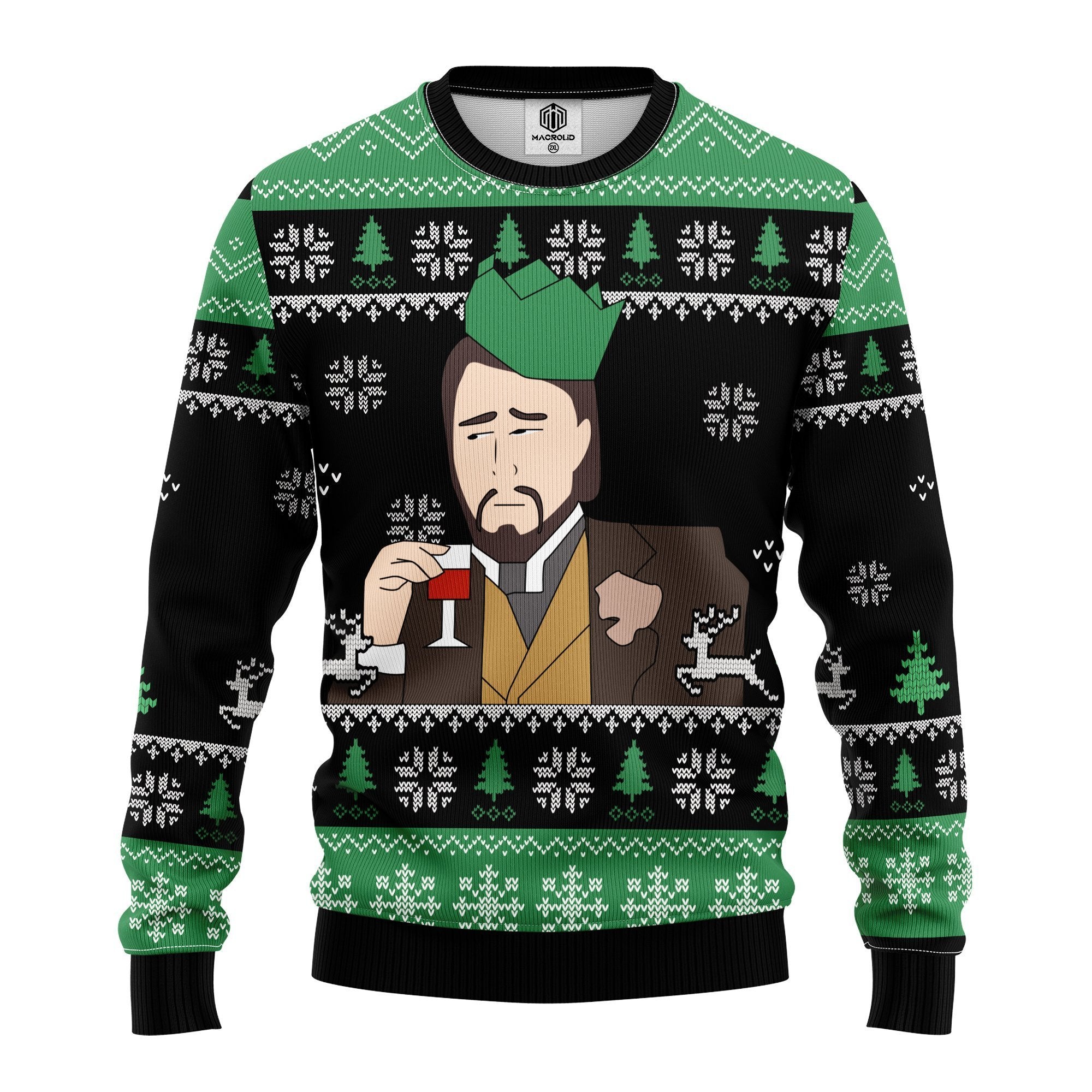 Leonardo DiCaprio Meme Ugly Christmas Sweater Amazing Gift Idea