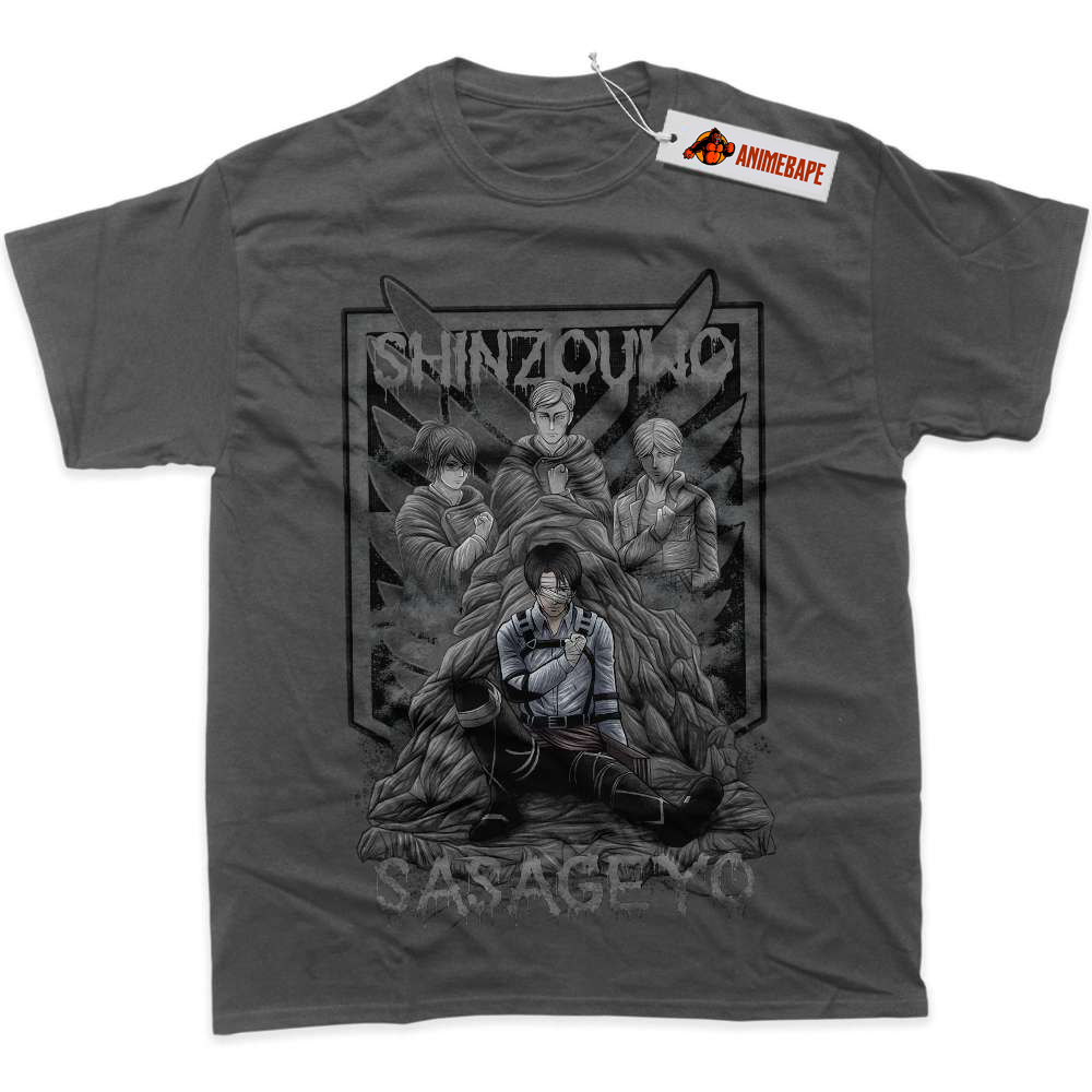 Levi Ackerman Attack On Titan Graphic Tee, Anime Shirt