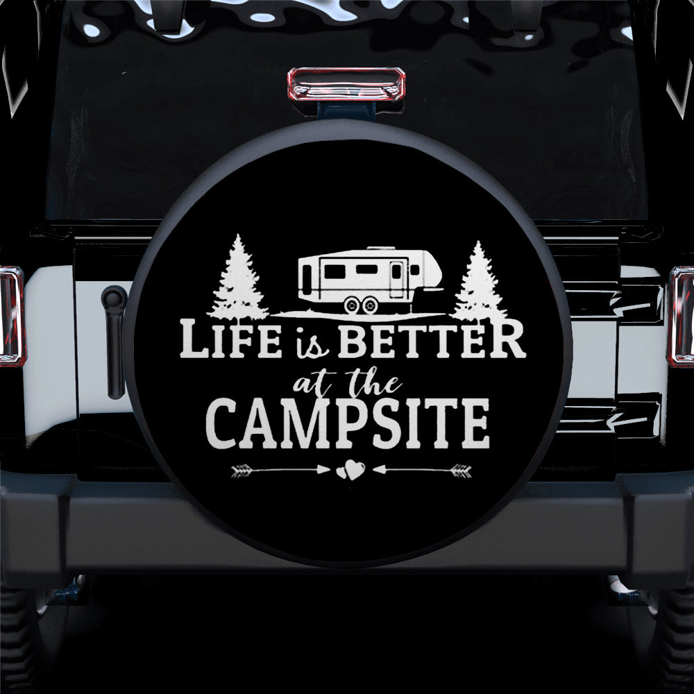 Camping Jeep Spare Tire Cover - Life is Better Gift for Campers