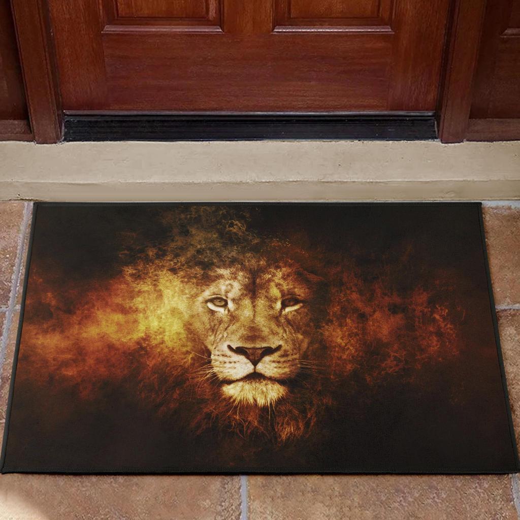 Lion Doormat - Cute Digital Printed Decorative Welcome Mat