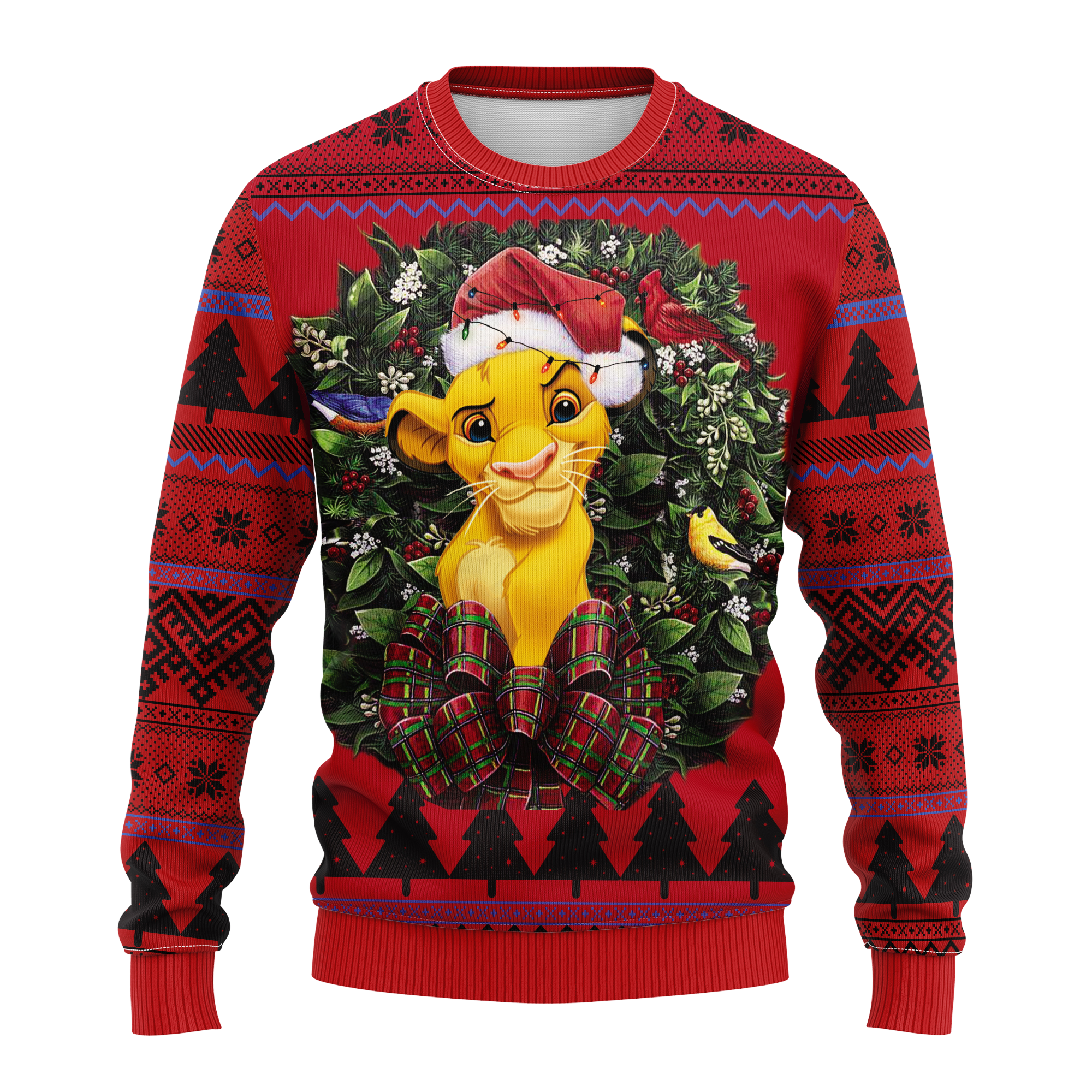 Lion King Ugly Christmas Sweater for Thanksgiving Gift