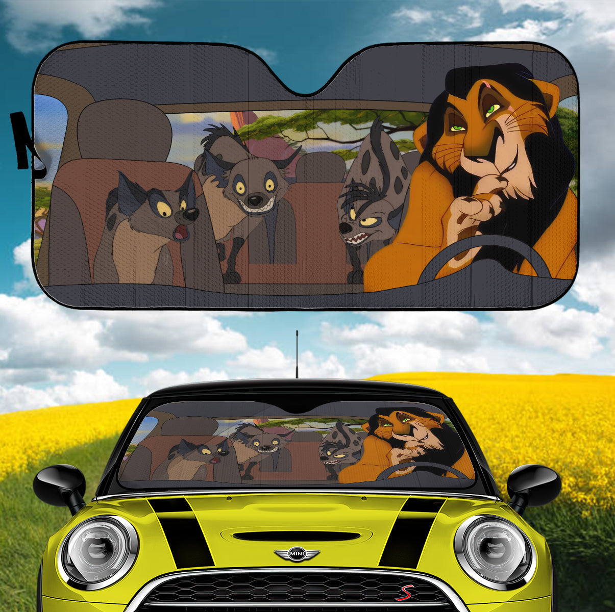 Lion King Car Sunshades - Rafa Design Auto Window Shades
