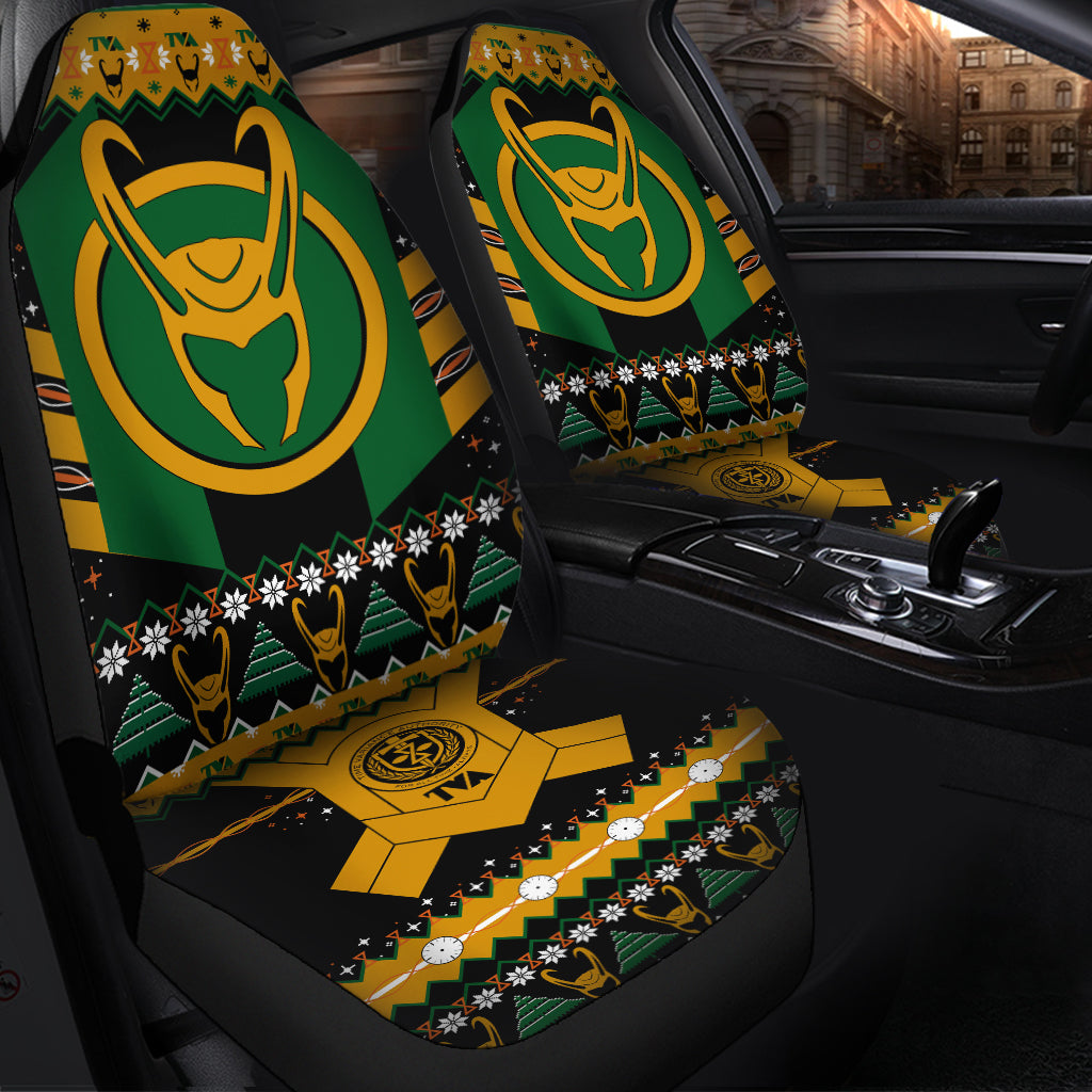 Loki Christmas Custom Car Seat Covers for Premium Decor Protection