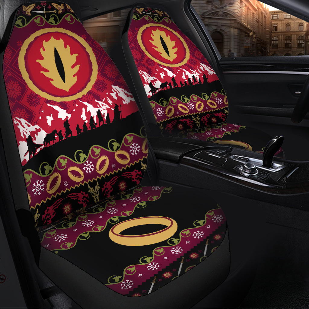 Lord Of The Rings Christmas Custom Car Seat Covers Protectors
