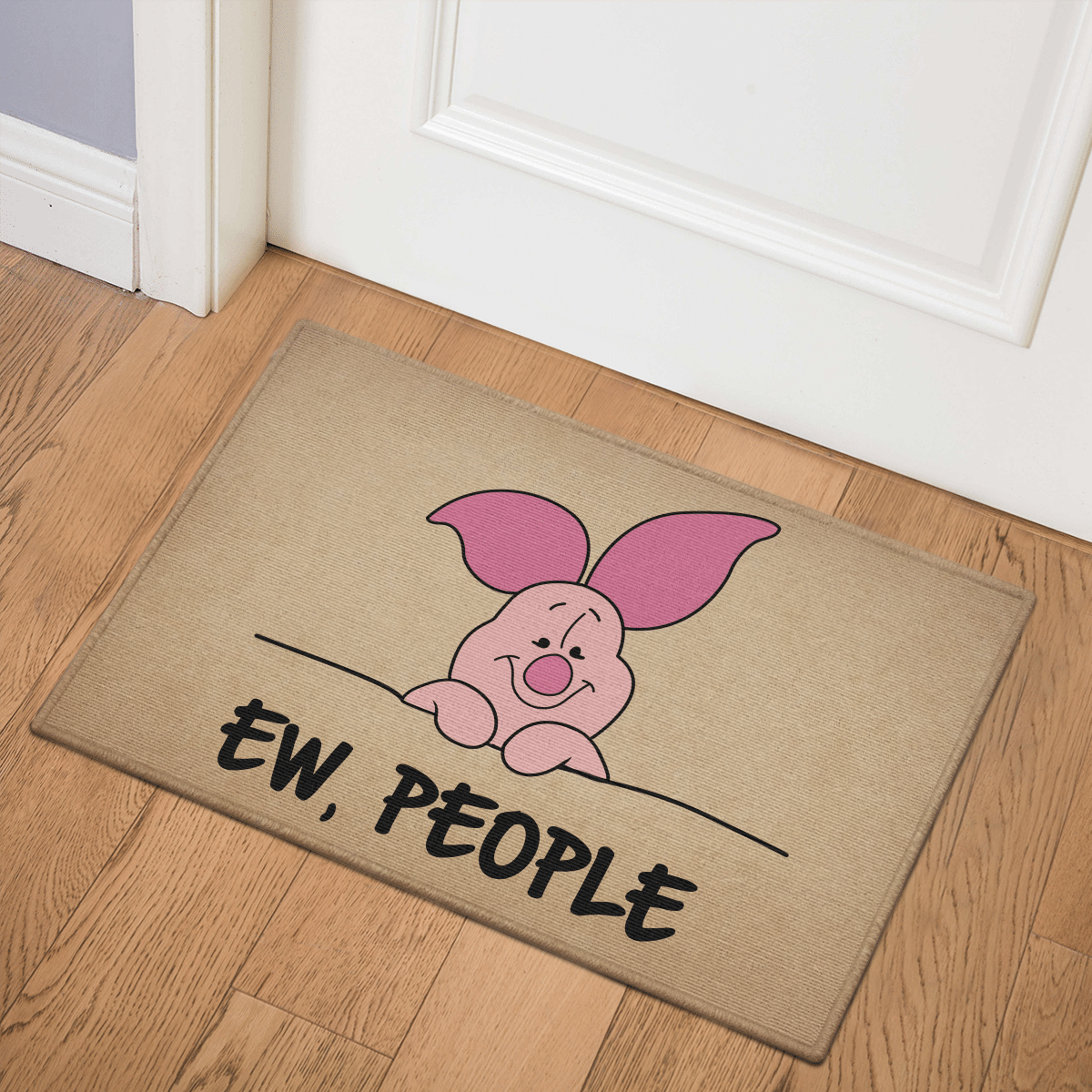 Cute Piglet Doormat for Home Decor - Ew People Design