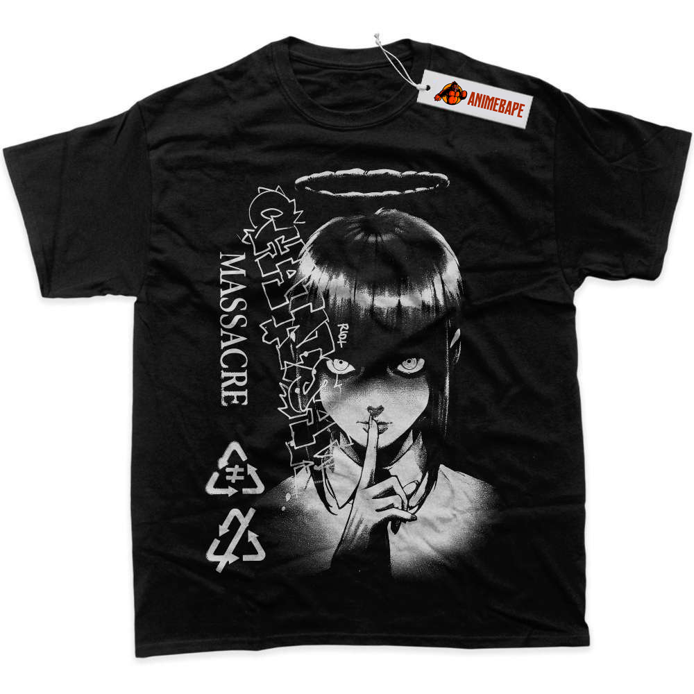 Chainsaw Man Makima Anime Graphic Tee Shirt for Fans