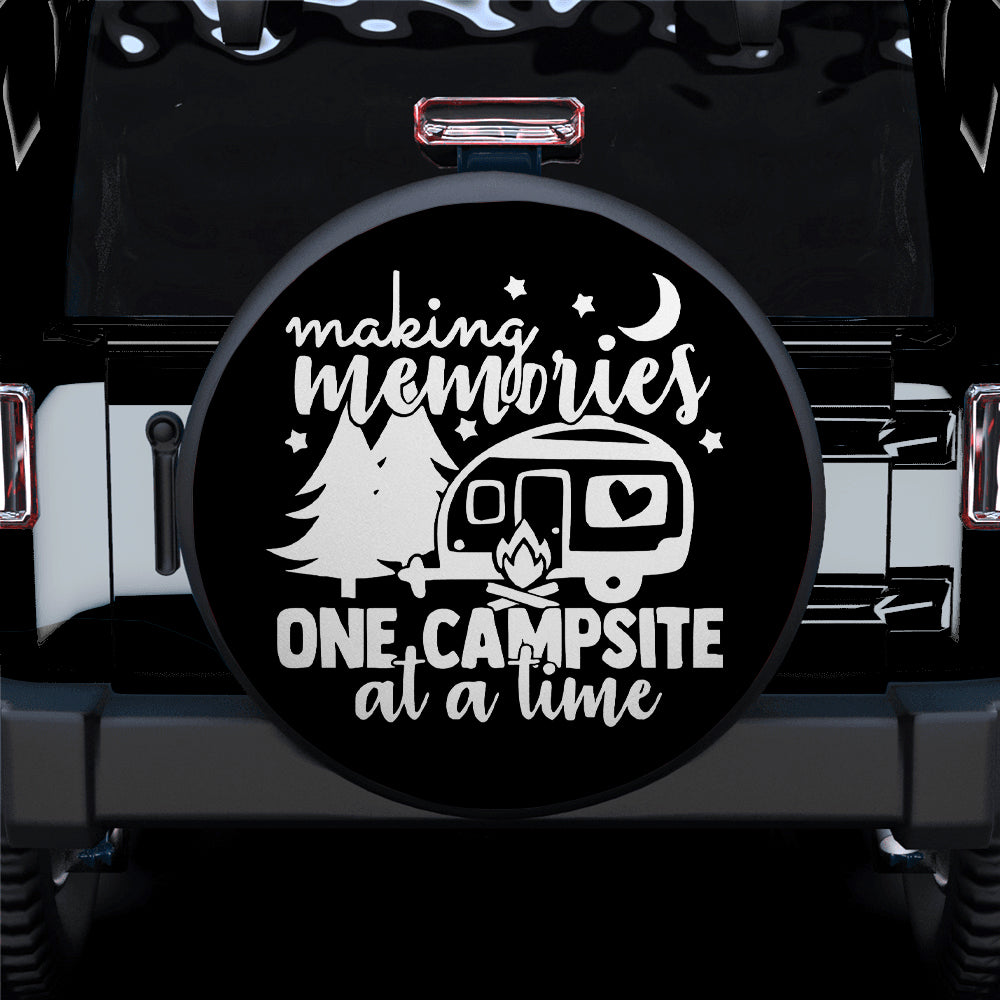 Campfire Memories Jeep Spare Tire Cover Gift for Campers