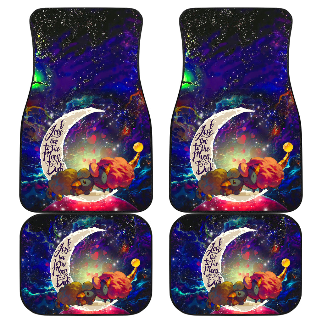 Mareep Pokemon Galaxy Car Floor Mats – Love You To The Moon Accessory