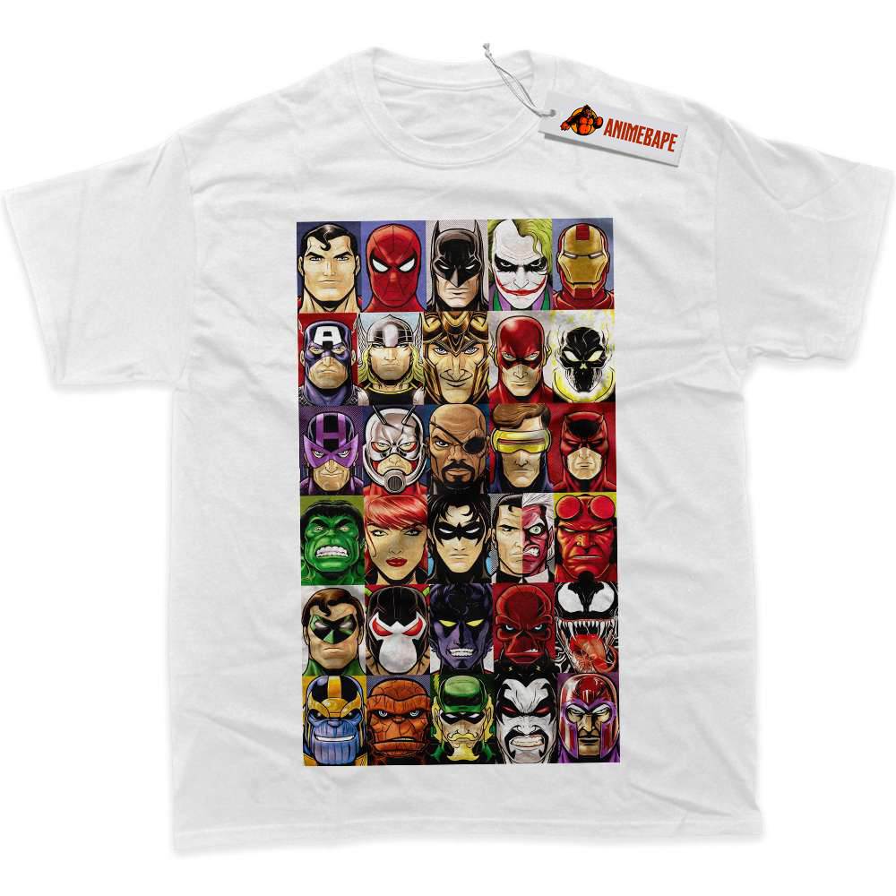 Marvel DC Comics Graphic T-Shirt for Fans and Collectors