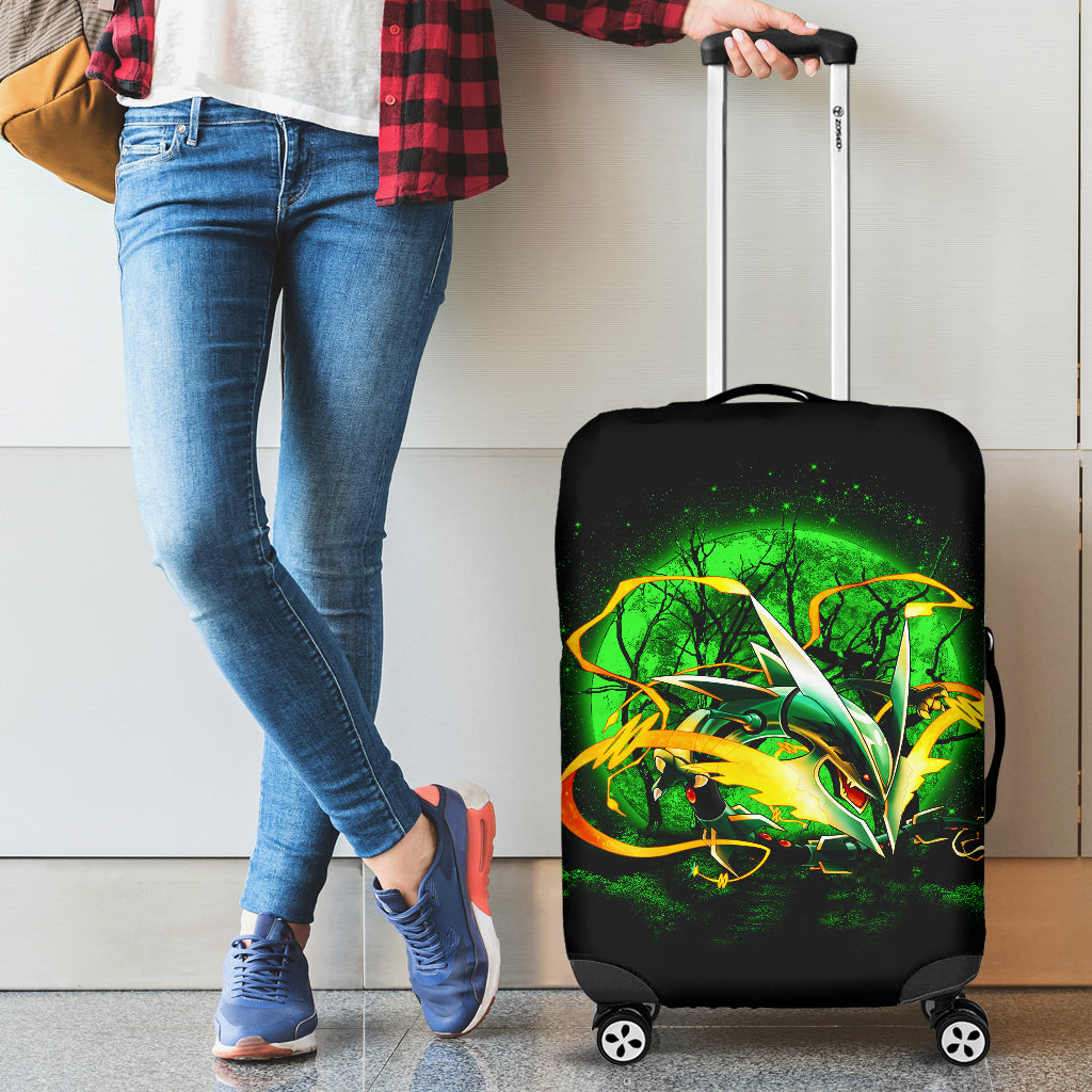 Mega X Rayquaza Luggage Cover Suitcase Protector for Travel