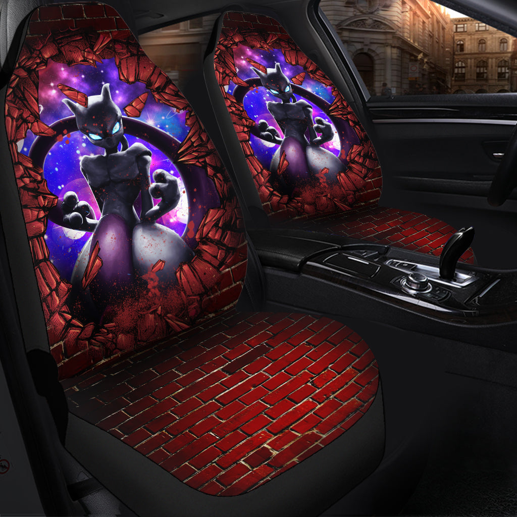 Mewtwo Pokemon Break Car Seat Covers for Fans and Collectors